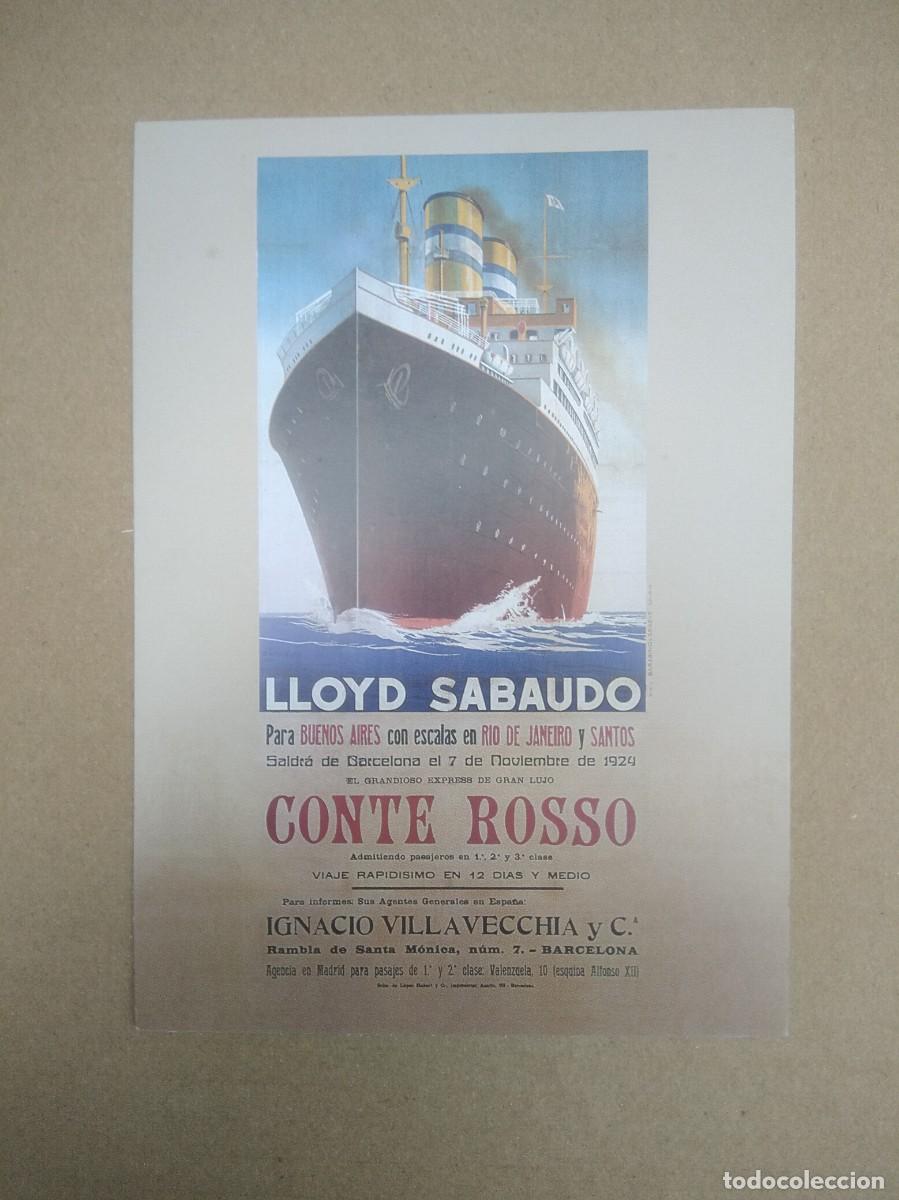 Postales: Postal LLoyd Sabaudo - Foto 1