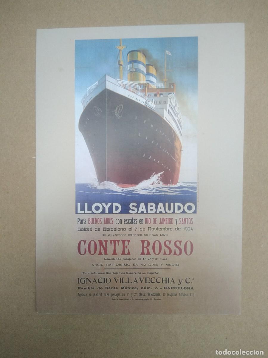 Postales: Postal LLoyd Sabaudo - Foto 2