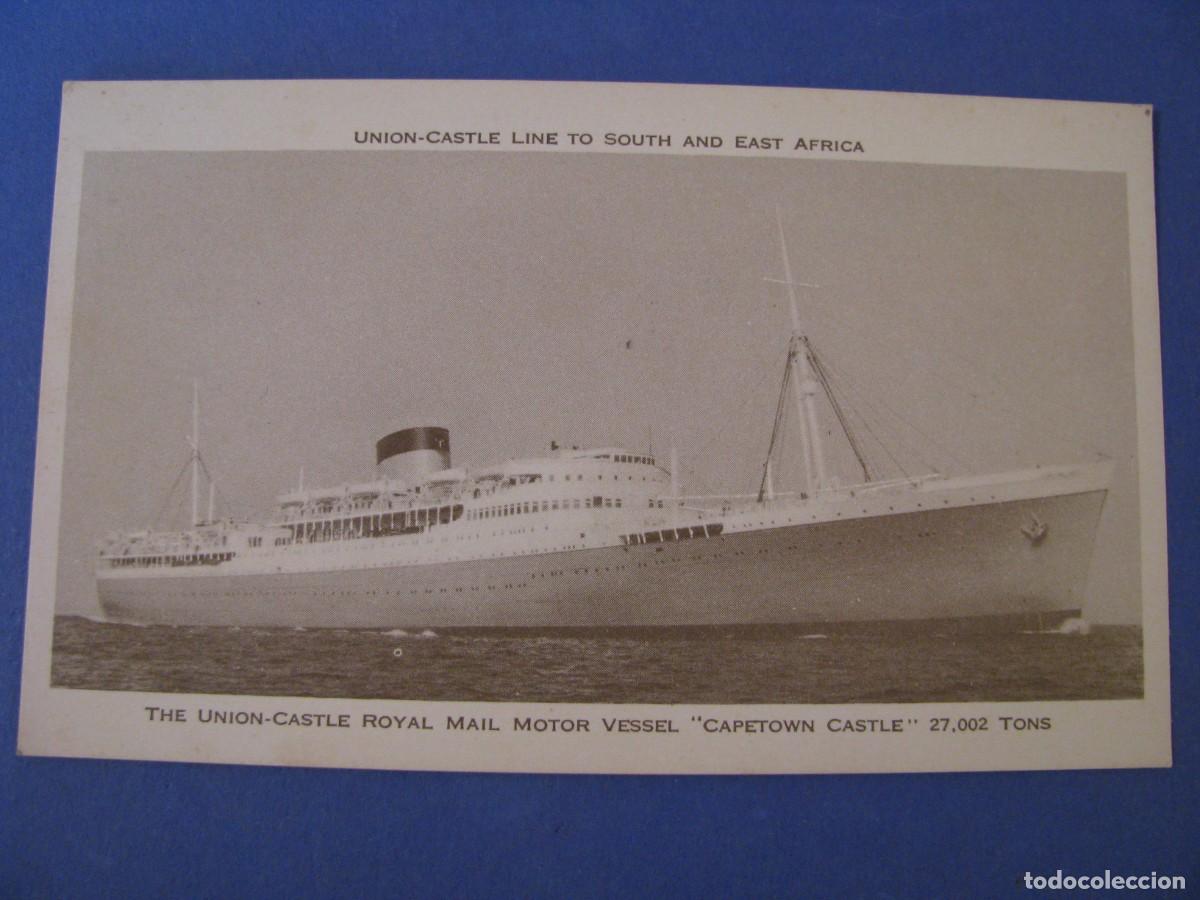 Postales: POSTAL DE UNION-CASTLE LINE. CAPETOWN CASTLE. - Foto 1