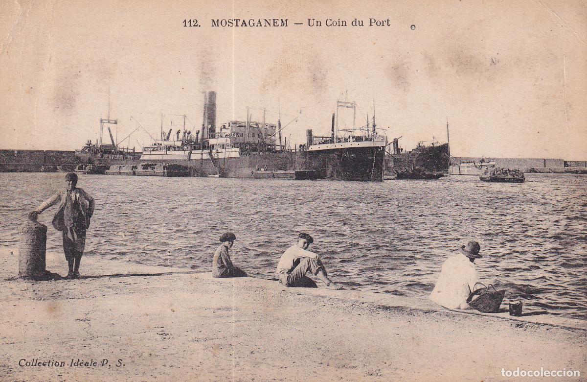 Postales: BARCO EN MOSTAGANEM ARGELIA - Foto 1