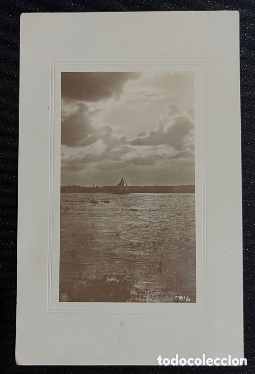 Postales: POSTAL BARCO EN EL MAR. CIRCULADA EN 1908 - Foto 1