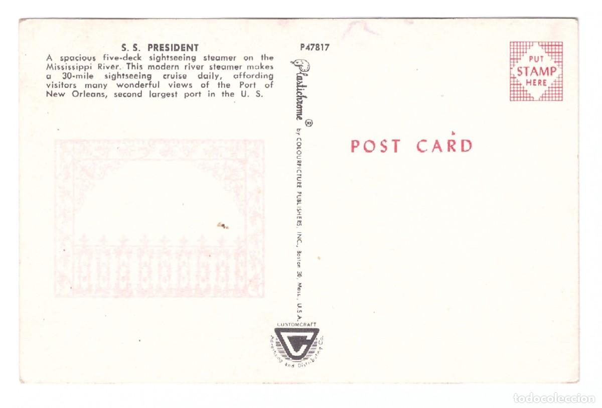 Postales: S. S. PRESIDENT - Foto 2