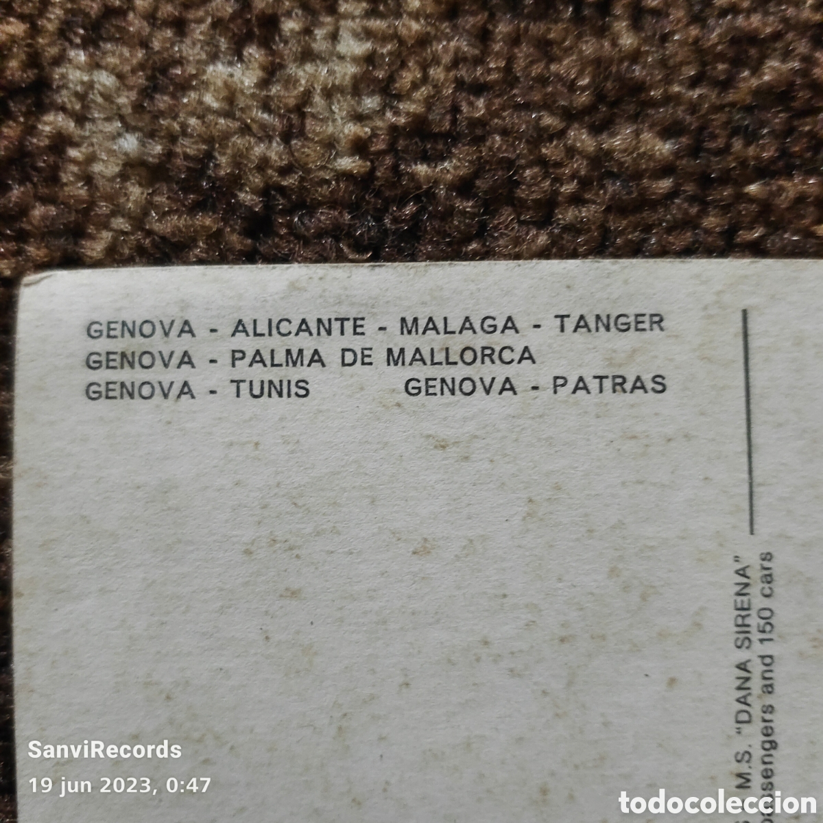 Postales: POSTAL: DFDS SEAWAYS (DANA SIRENA) - Foto 3