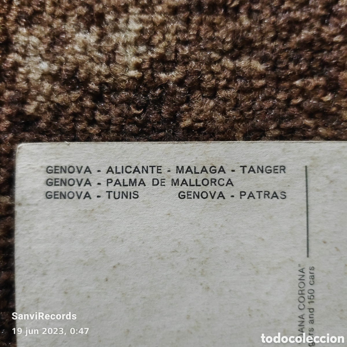 Postales: POSTAL: DFDS SEAWAYS (DANA SIRENA) - Foto 2