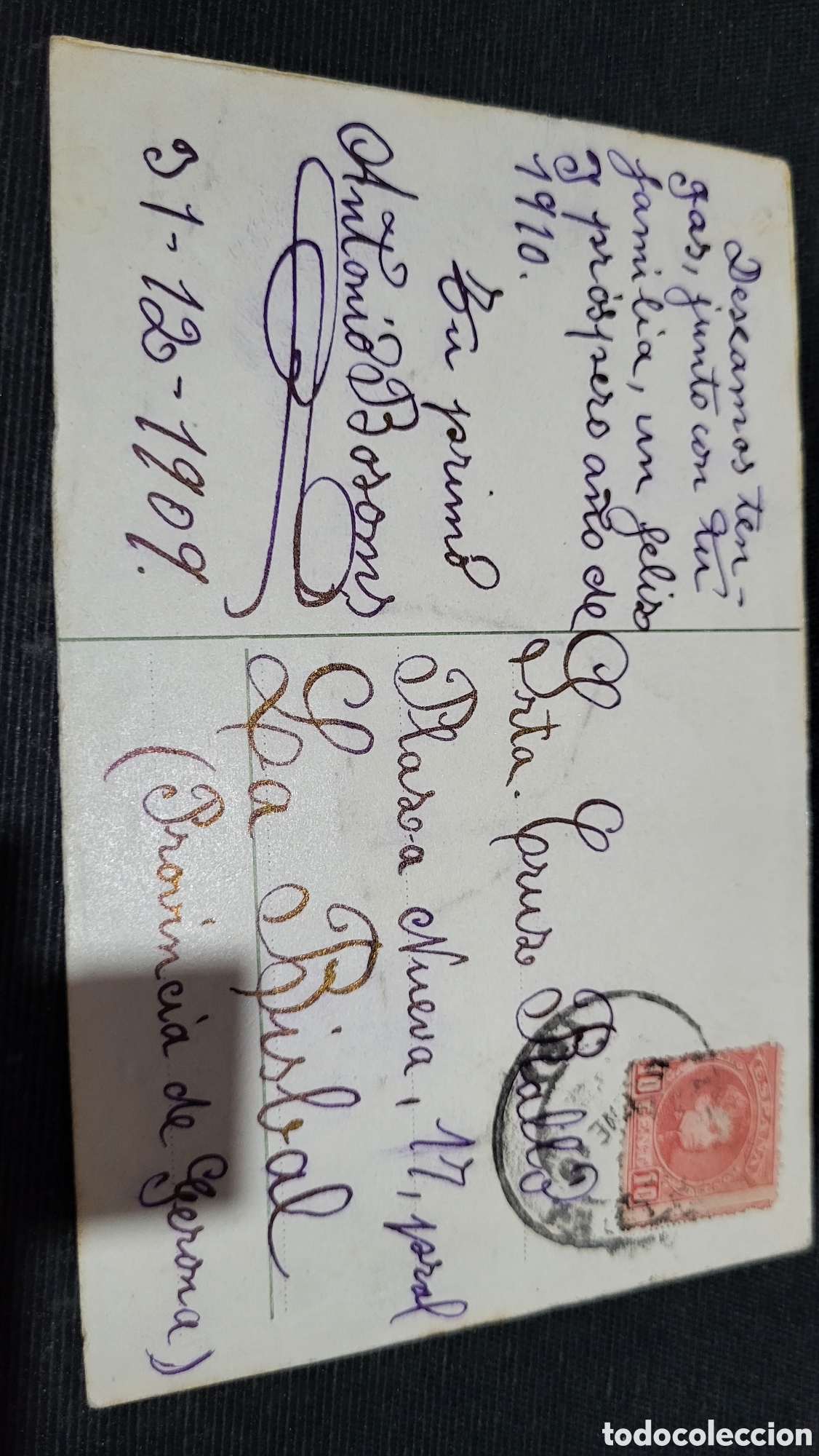 Postales: Tarjeta Postal usada troquelado - Foto 2