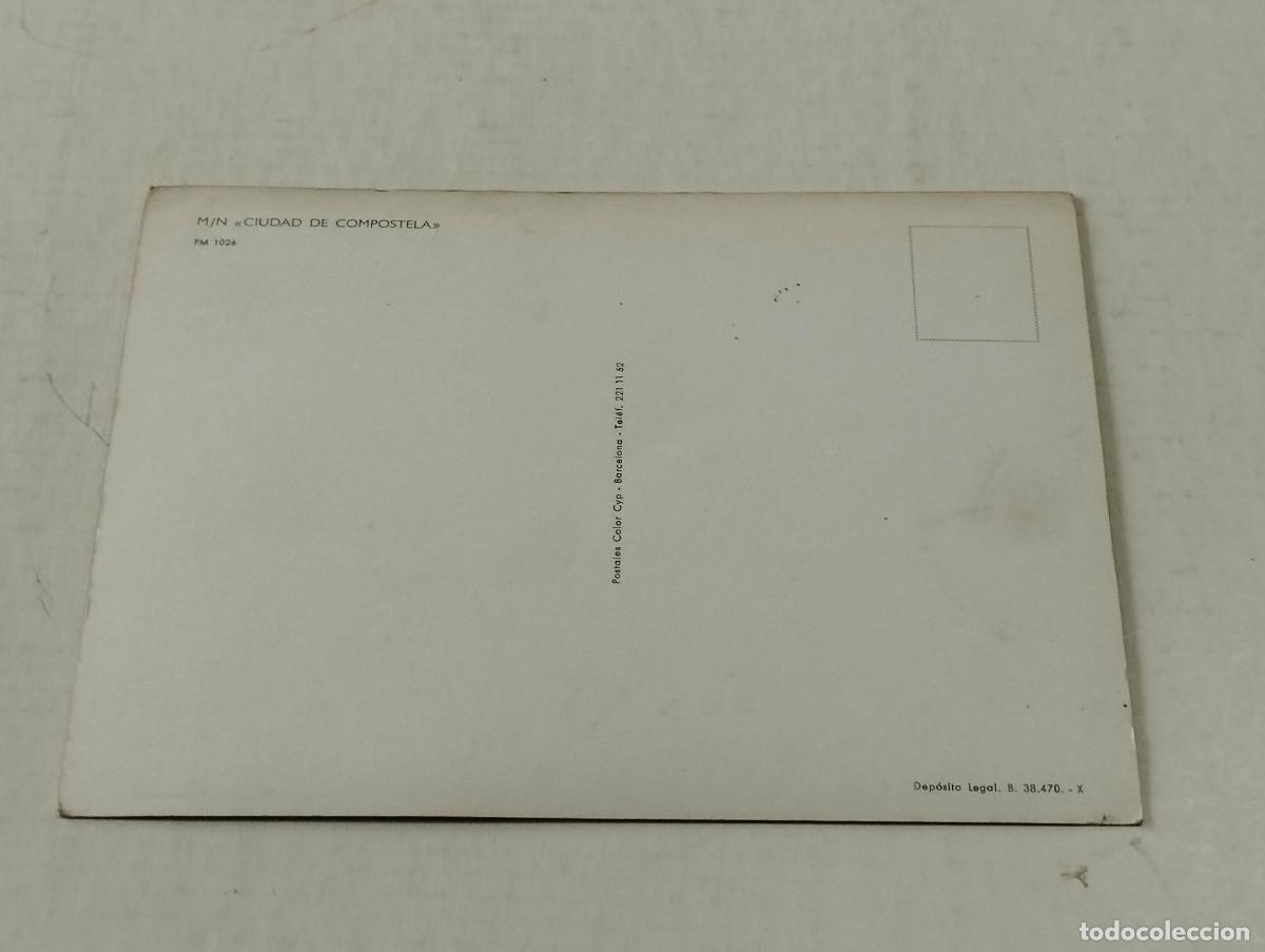 Postales: POSTAL M/N CIUDAD DE COMPOSTELA - Foto 2