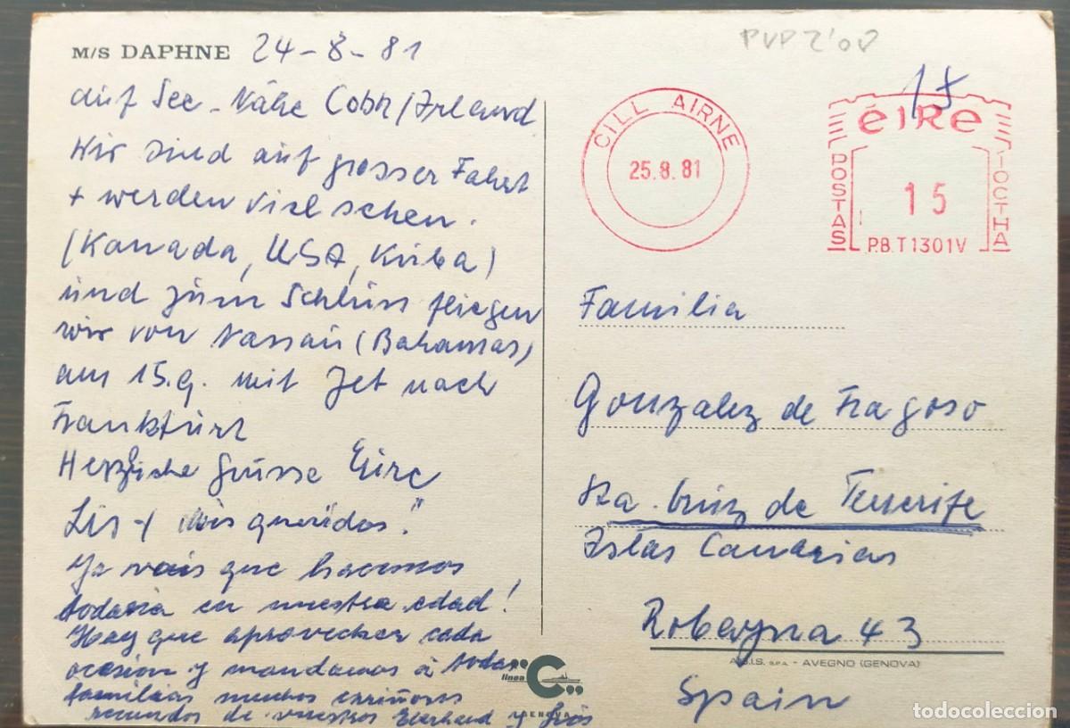 Postales: Postal Barco M/S Daphne - Foto 2