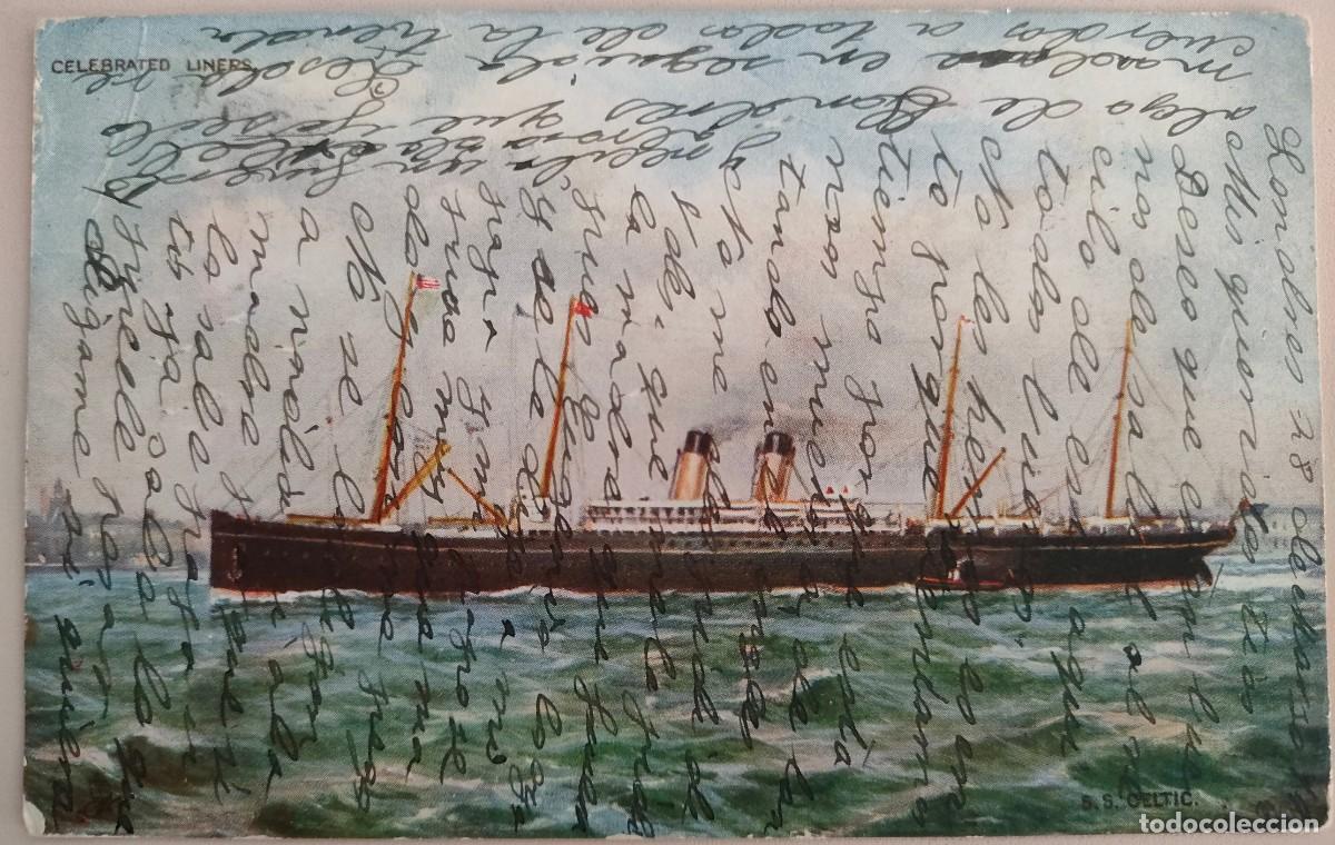 Postales: LOTE 4 POSTALES ANTIGUAS BARCOS - Foto 3