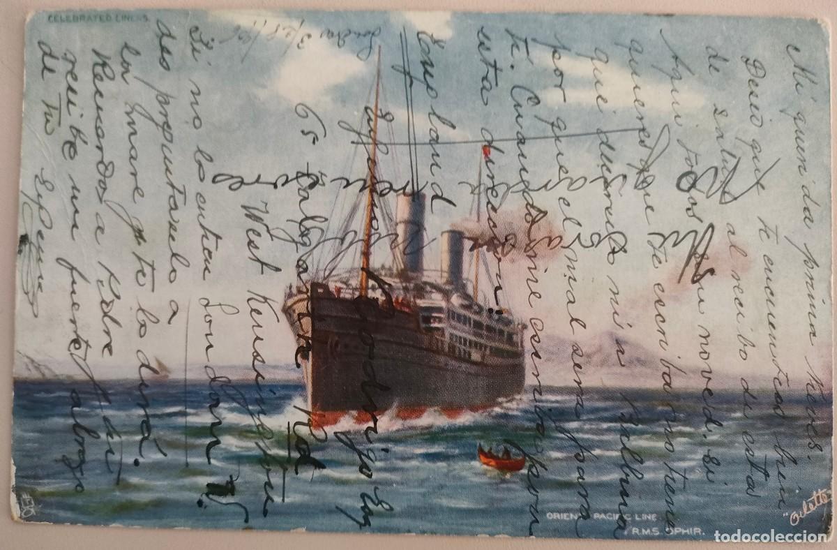 Postales: LOTE 4 POSTALES ANTIGUAS BARCOS - Foto 5