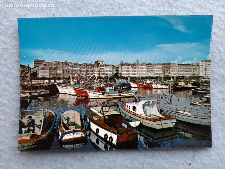 Postales: La Coru&ntilde;a. La D&aacute;rsena. Barcos - Foto 1