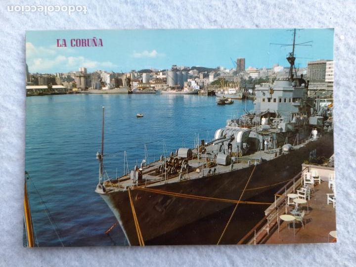 Postales: La Coru&ntilde;a. El Puerto. Barcos - Foto 1