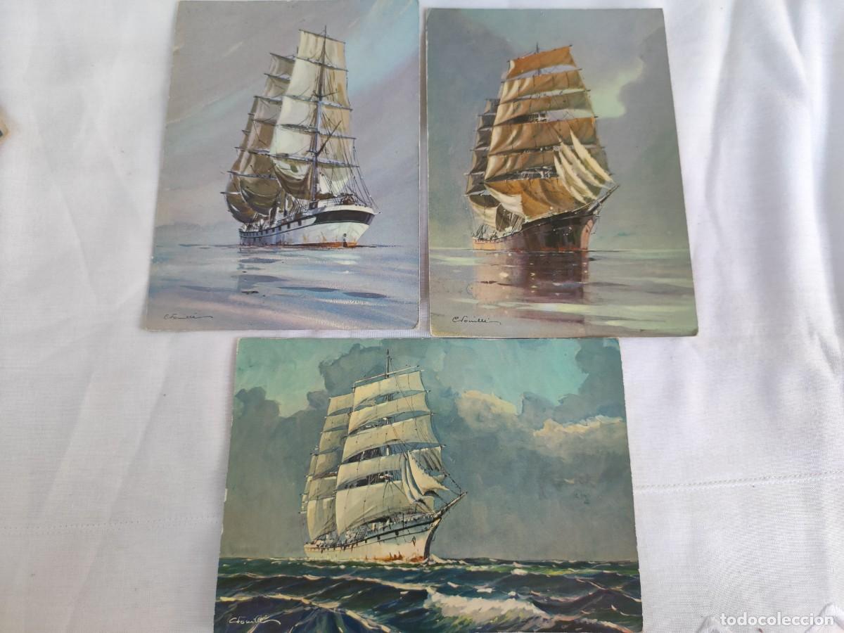 Postales: Lote de 15 postales variadas sobre Barcos y embarcaciones - Foto 2