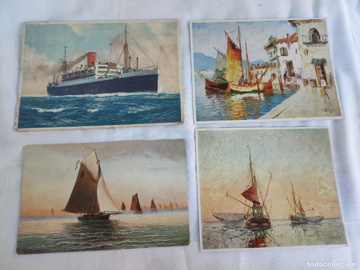 Postales: Lote de 15 postales variadas sobre Barcos y embarcaciones - Foto 4