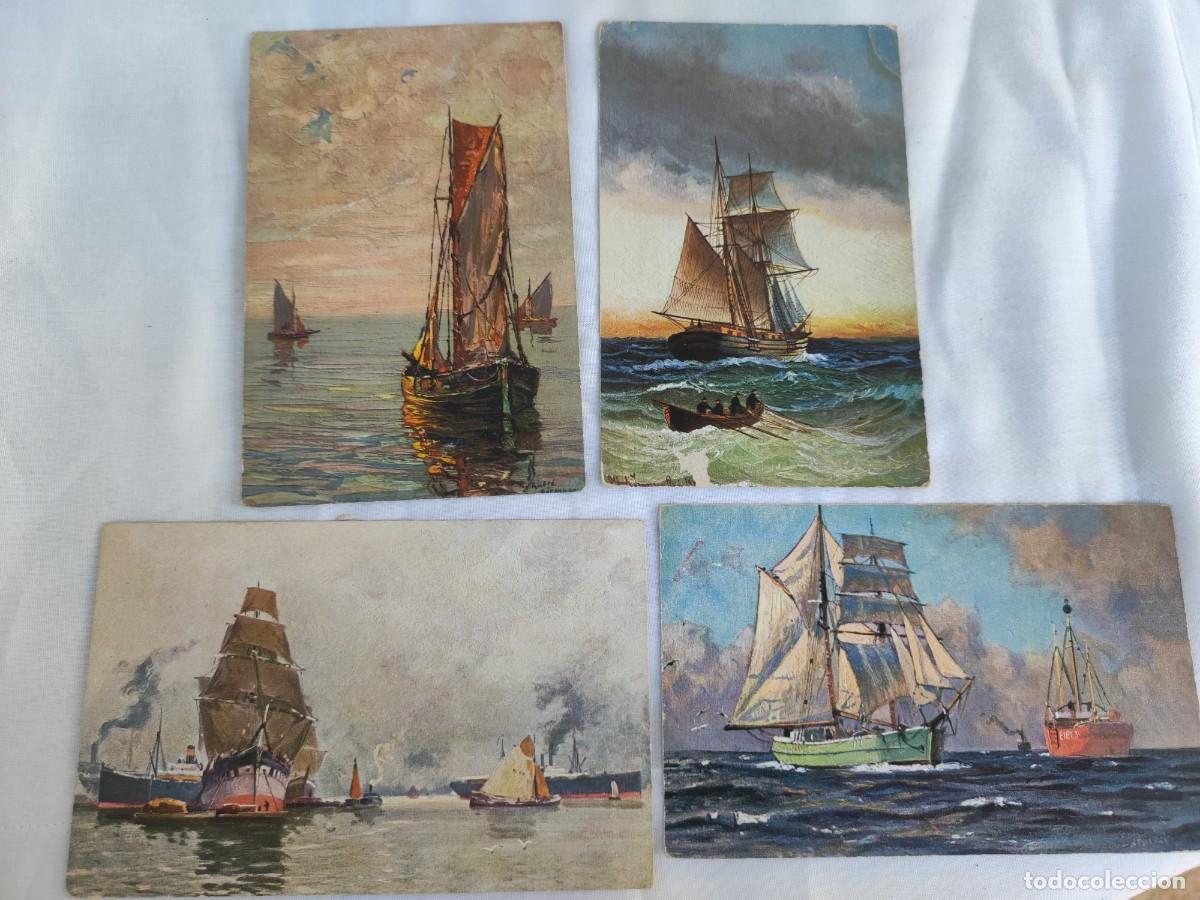 Postales: Lote de 15 postales variadas sobre Barcos y embarcaciones - Foto 9