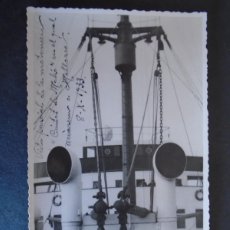 Postales: (PS-74050)POSTAL FOTOGRAFICA VAPOR CIUDAD DE MAHON VIAJE A MALLORCA 8-10-1933