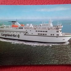 Postales: ANTIGUA POSTAL POST CARD BARCO SHIP BOAT NAVEGACIÓN NAVIGATION LANGELAND KIEL MS LANGELAND III..VER