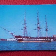 Postales: POSTAL POST CARD BARCO SHIP BOAT NAVEGACIÓN NAVIGATION U.S.F. CONSTITUTION BOSTON NAVAL SHIPYARD USA