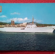 Postales: POSTAL POST CARD BARCO SHIP BOAT..NAVEGACIÓN NAVIGATION COMPAÑÍA TRASMEDITERRANEA 8/M JUAN MARCH....