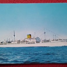 Postales: POSTAL POST CARD BARCO SHIP BOAT..NAVEGACIÓN NAVIGATION M/N ANNA C. LINEA C GENOVA CARTOLINA POSTALE