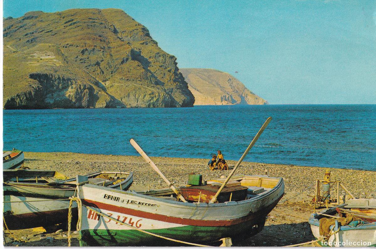 Postales: BARCA PESCA BAHIA DE LAS NEGRAS - Foto 1