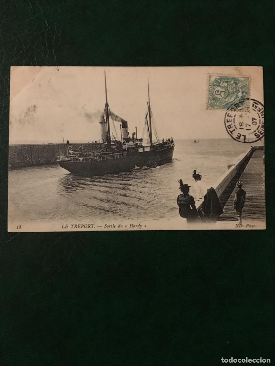 Postales: Tarjeta postal Francia Le Treport - Foto 1