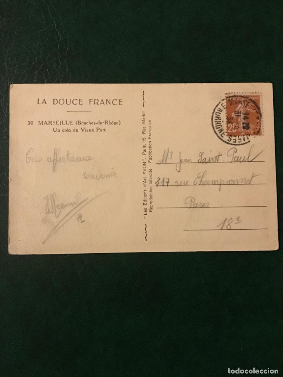 Postales: Tarjeta postal Francia Marseille - Foto 2