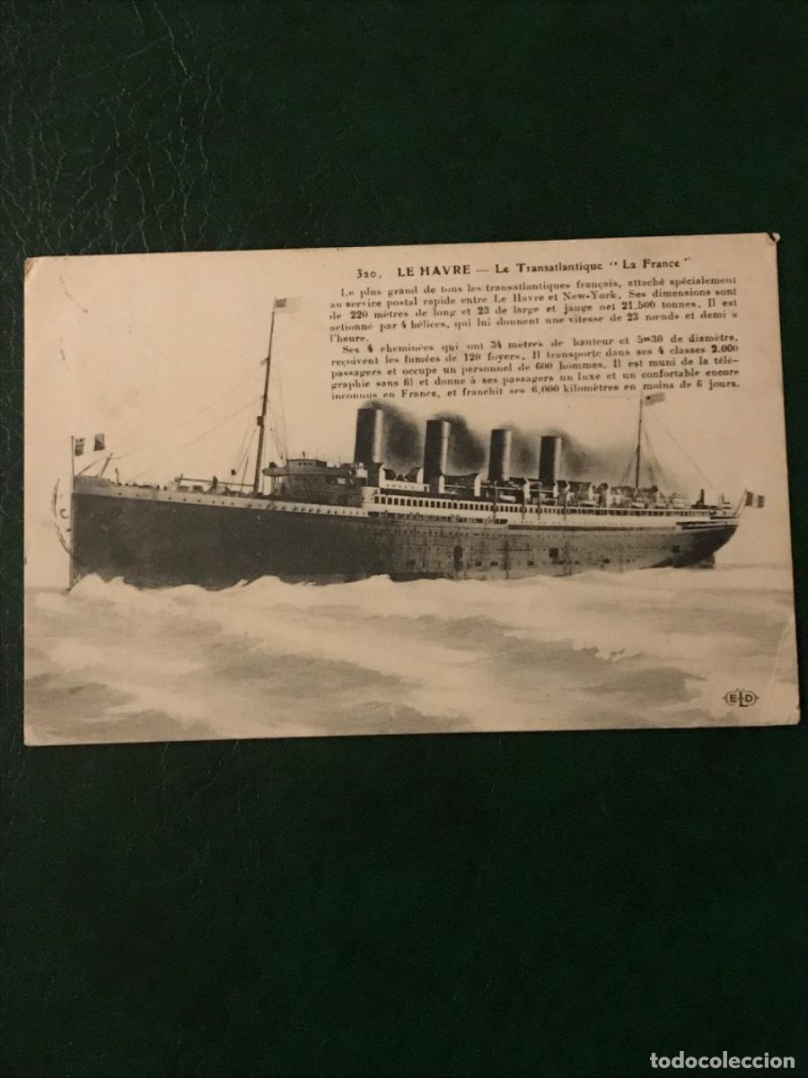Postales: Tarjeta postal Francia Le Havre - Foto 1