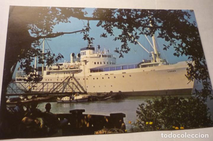 Postales: postal extranjera barco mv logos - Foto 1