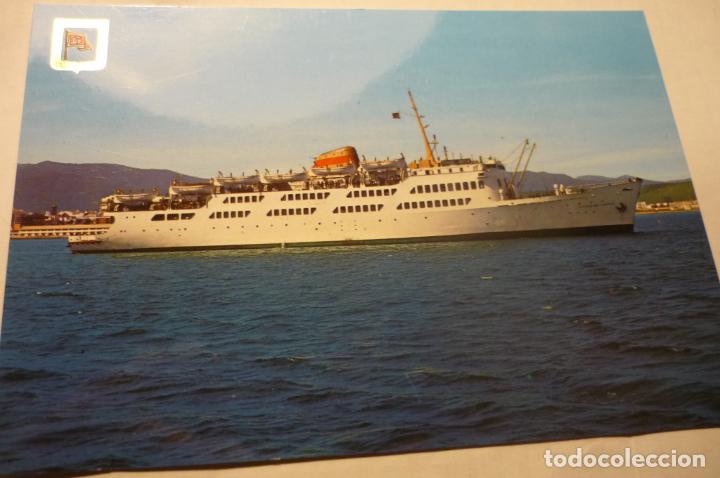 Postales: postal barco transmediterranea ciudad de tarifa - Foto 1
