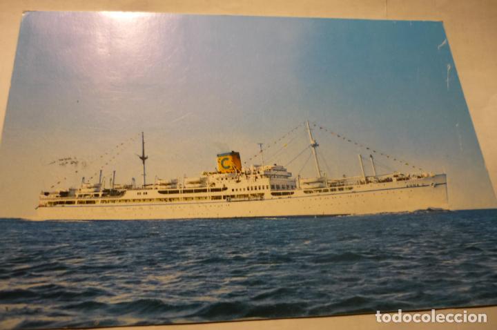 Postales: postal extranjera barco anna circulada - Foto 1