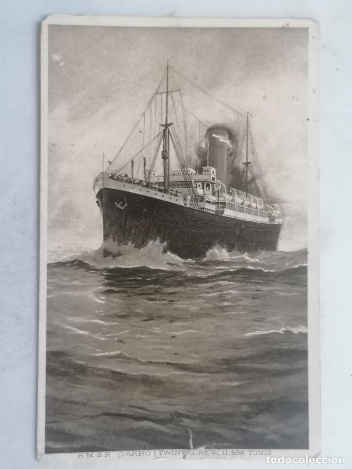 Postales: POSTAL R.M.S.P. DARRO - TWIN-SCREW - Foto 1