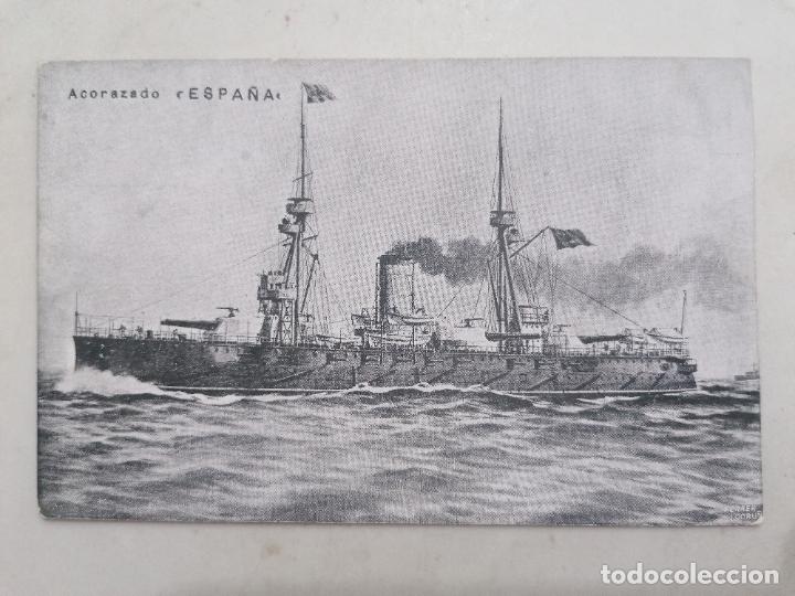 Postales: POSTAL ACORAZADO ESPA&Ntilde;A - Foto 1
