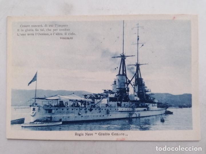 Postales: POSTAL NAVE REGIA - GIULIO CESARE - Foto 1