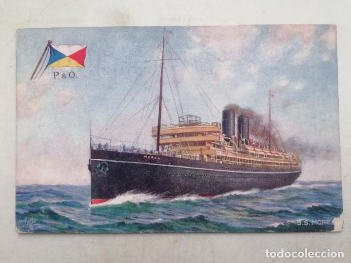 Postales: POSTAL S.S. MOREA, BUQUE DE PASAJEROS - Foto 1