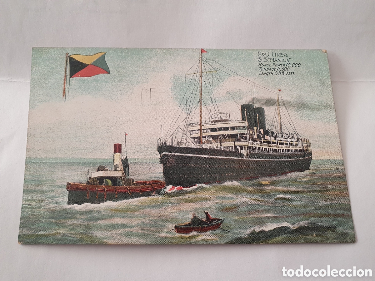 Postales: Postal S.S. Mantua. Transatl&aacute;ntico. (L2) - Foto 1