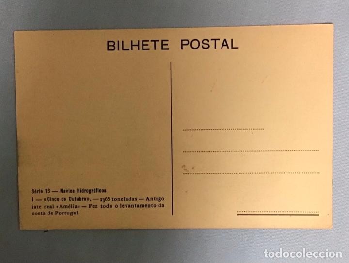 Postales: CINCO DE OUTUBRO, NAVIO PORTUGU&Egrave;S - Foto 2