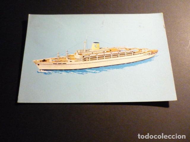Postales: BARCO FEDERICO LINEA GENOVA POSTAL - Foto 1