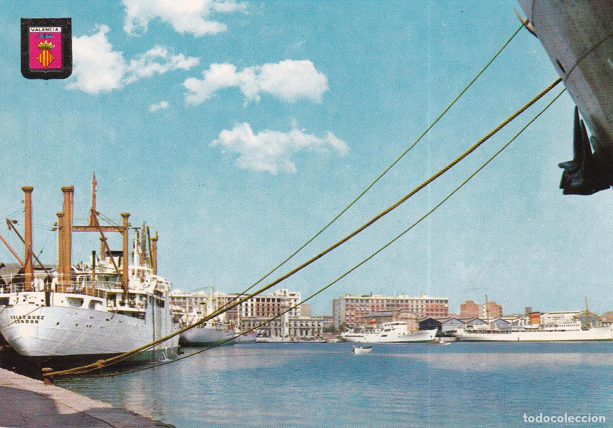Postales: BARCO EN PUERTO VALENCIA - Foto 1
