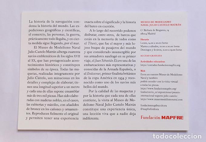 Postales: Museo de Modelismo Naval Julio Castelo Matr&aacute;n - Foto 2