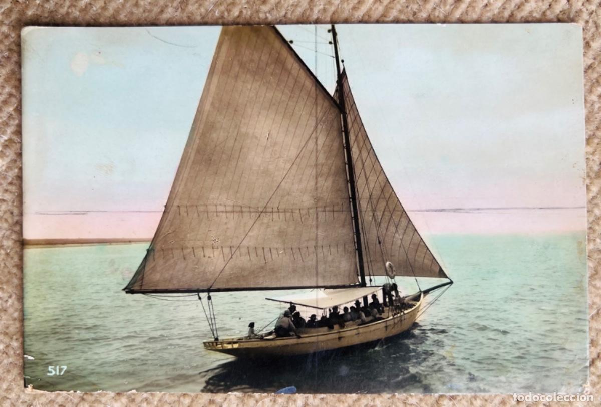 Postales: Antigua postal de velero - Barco de vela - Balandro - Foto 1