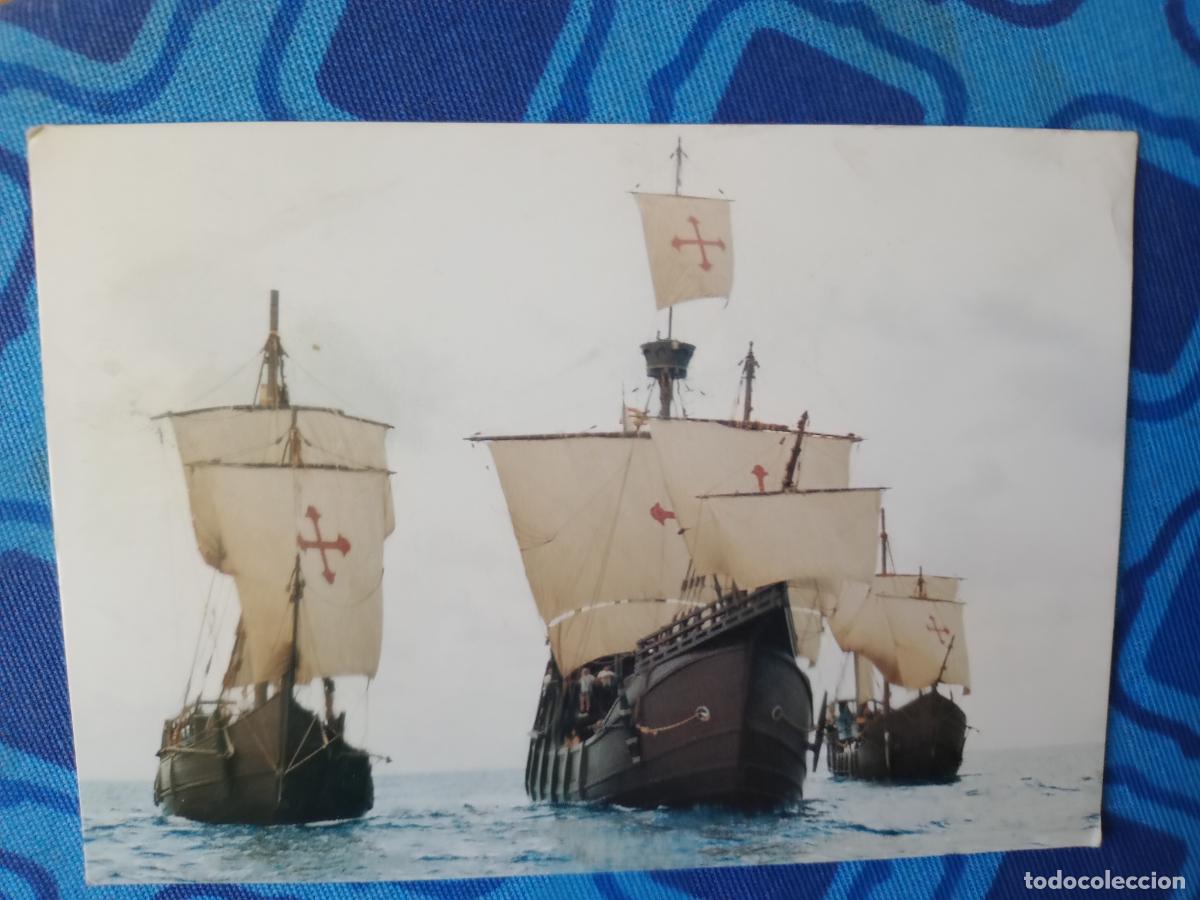 Postales: Sociedad Estatal Quinto Centenario. Postal de las 3 carabelas - Foto 1