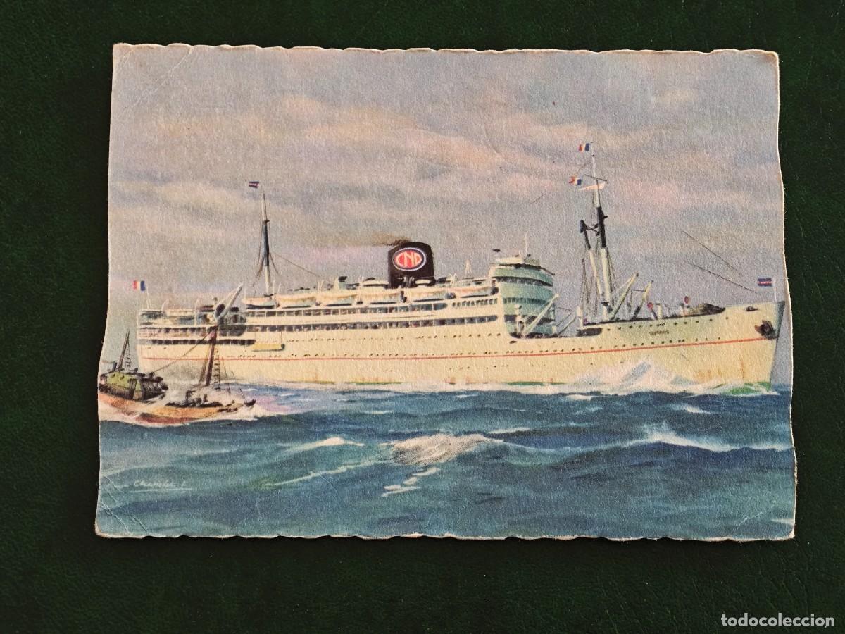 Postales: Postal Barcos Paquebot Djenne - Foto 1