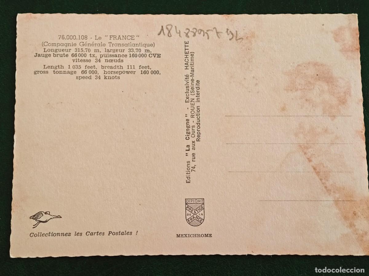 Postales: Postal de Francia Barcos - Foto 2
