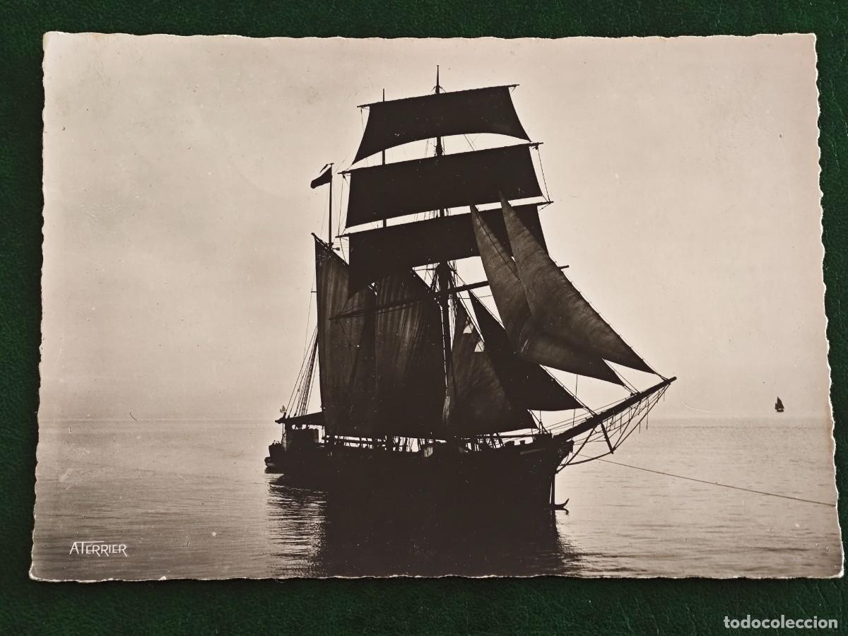 Postales: Postal Fotograf&iacute;a Barcos Francia - Foto 1