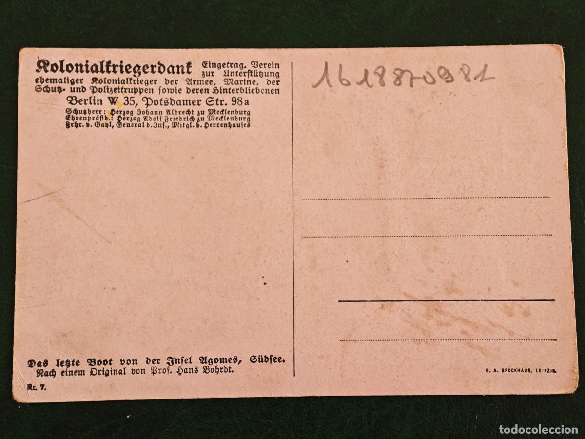 Postales: Postal Barcos Alemania - Foto 2
