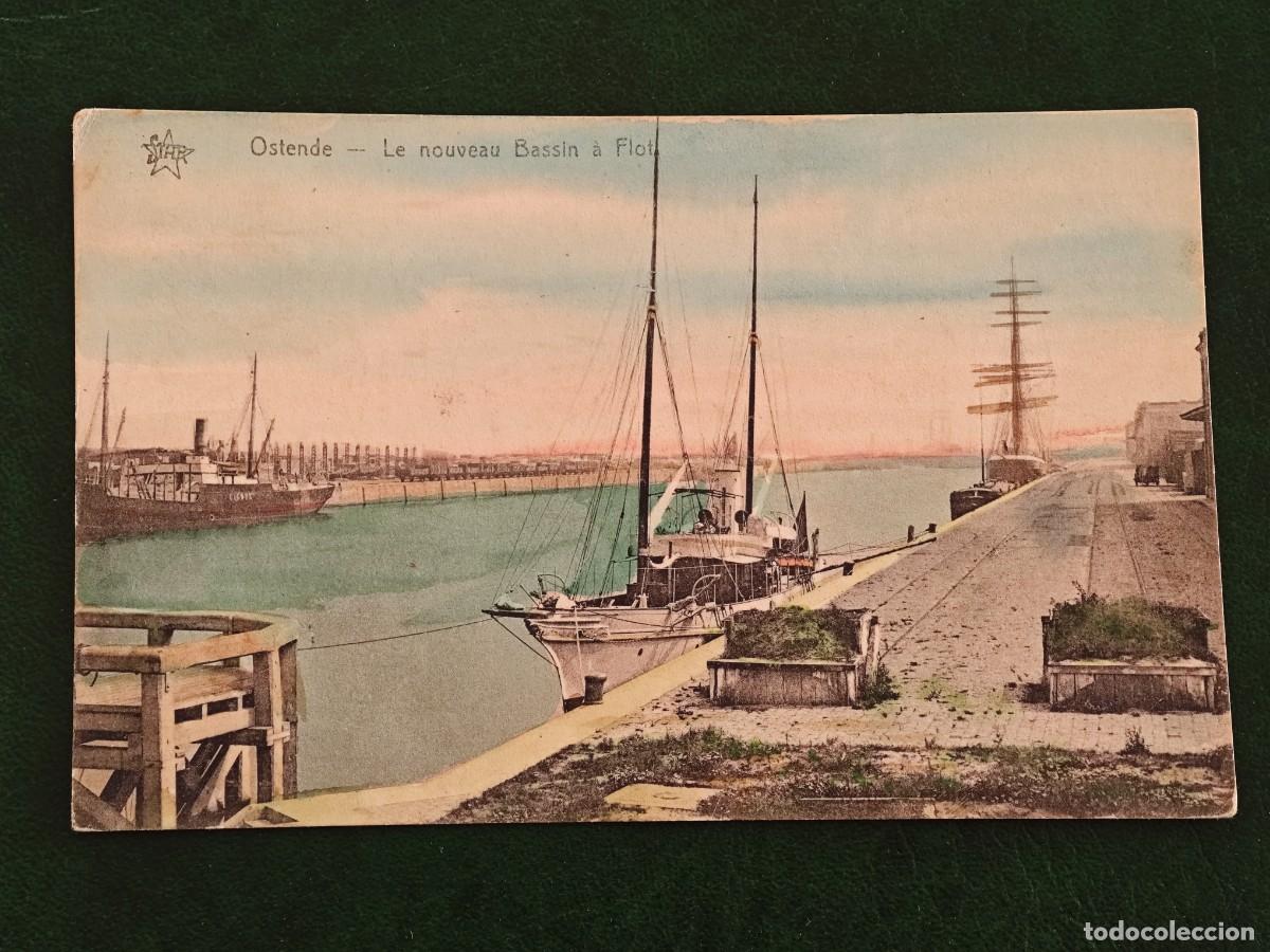 Postales: Postal de Francia Barcos Ostende - Foto 1