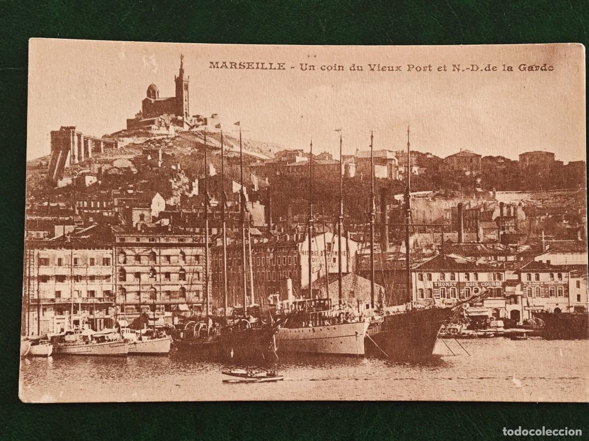 Postales: Postal de Francia Barcos Marseille - Foto 1
