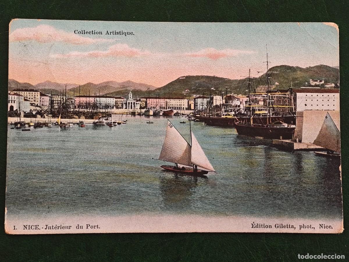 Postales: Postal de Francia Barcos Nice - Foto 1