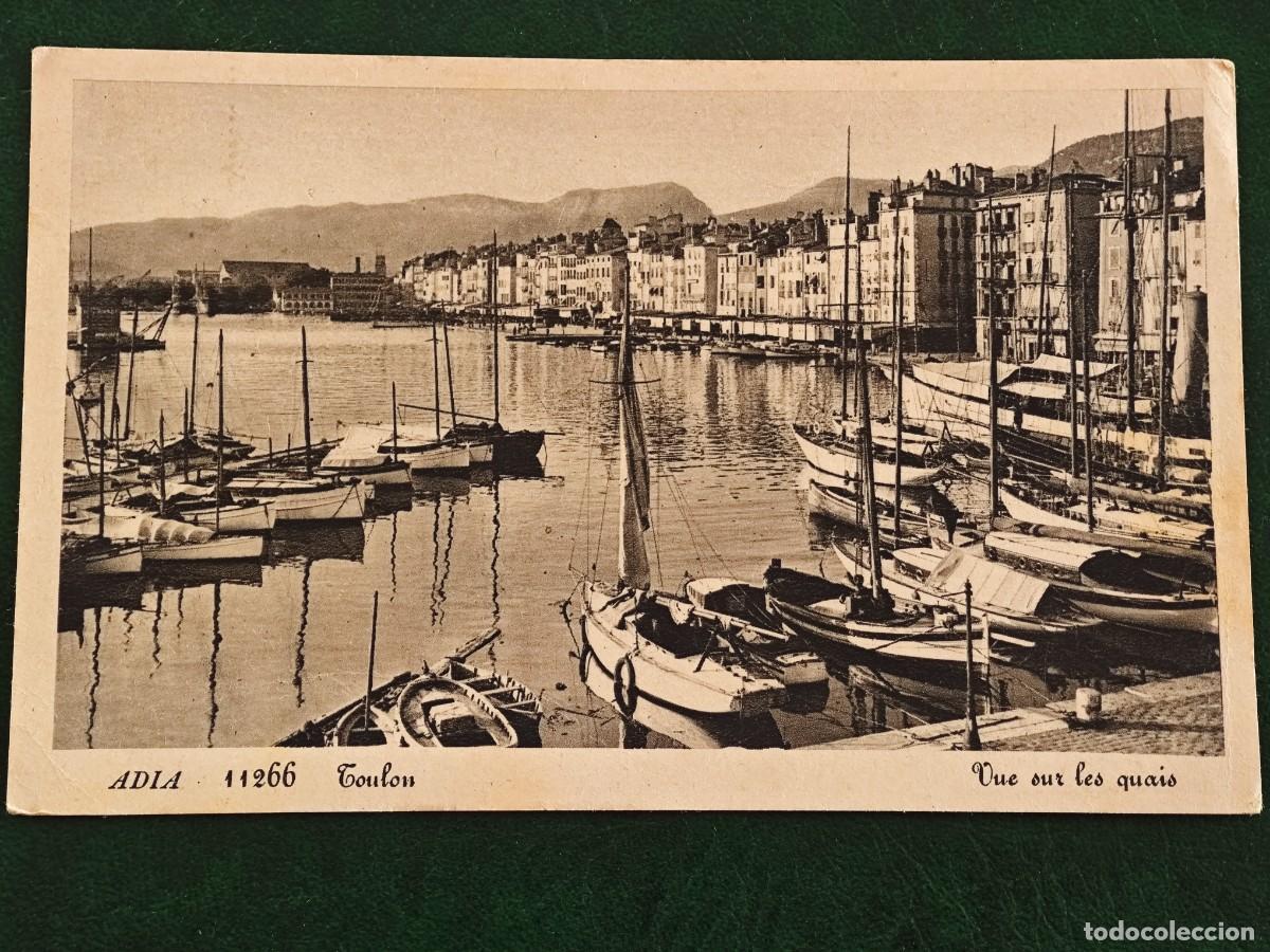 Postales: Postal de Francia Barcos Toulon - Foto 1