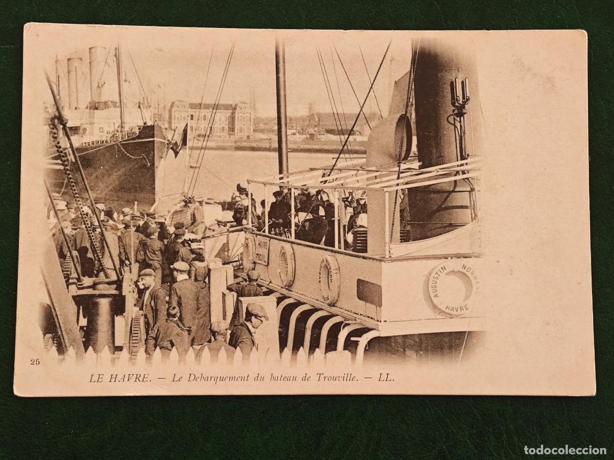 Postales: Postal de Francia Barcos Le Havre - Foto 1